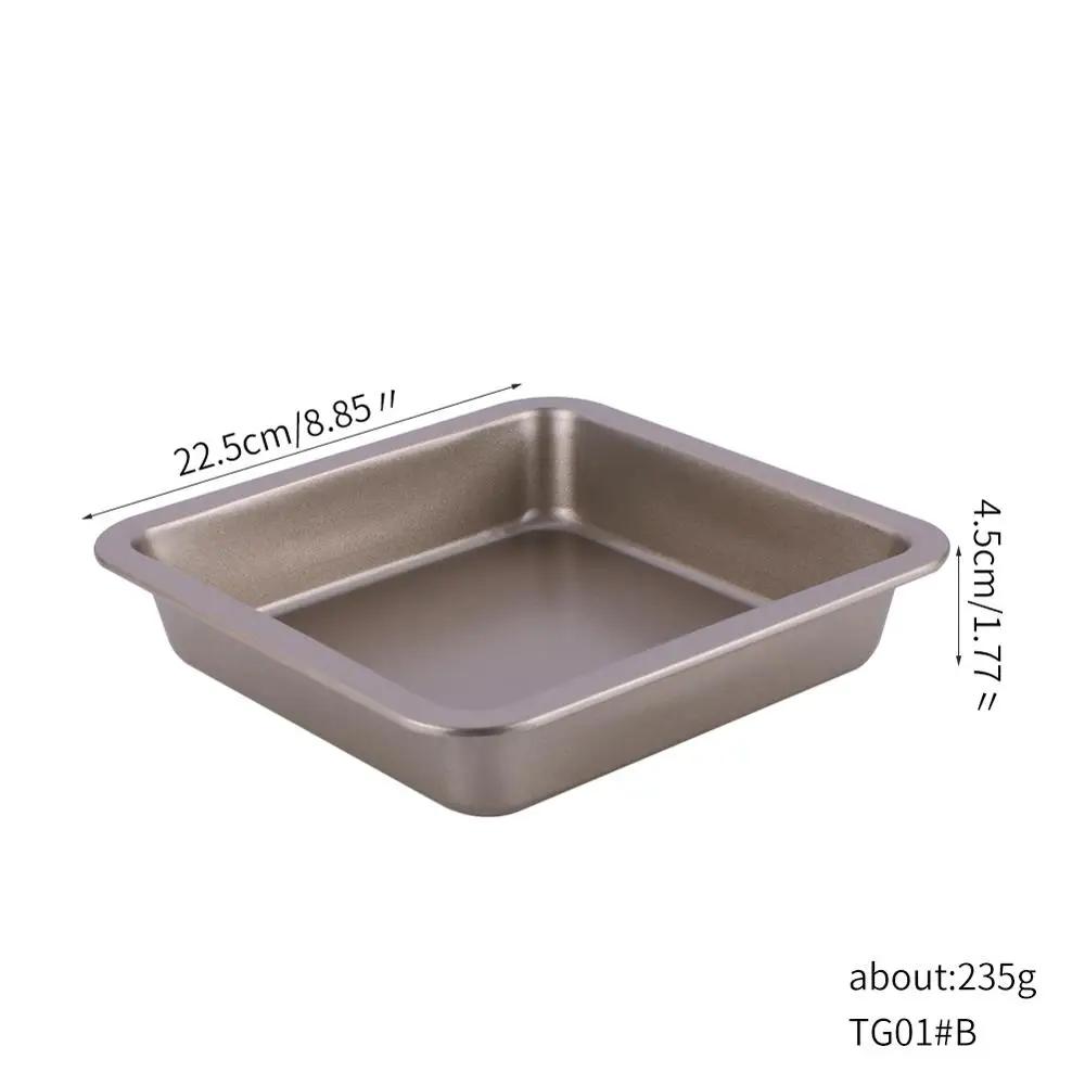Квадратная форма для выпечки с антипригарным покрытием, противень из углеродистой стали, форма для пирога, пиццы, хлеба, торта, посуда для выпечки, инструменты для выпечки, формы для выпечки Para Hornear
