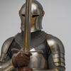 Средневековый шлем Барбута, доспехи для тела. Идеально подходит для Хэллоуина, фэнтези-косплея, LARP, реконструкций на ярмарках эпохи Возрождения. Подарок