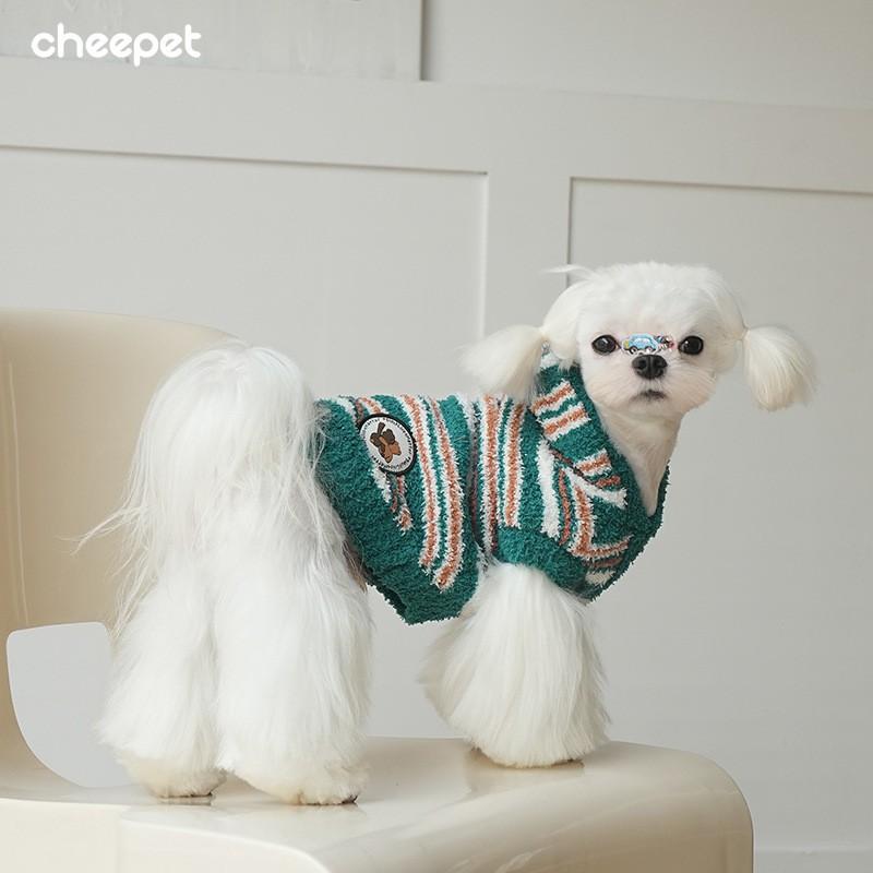 Pet Dog Sweater Winter Hooded Knit Jumper Warm Sleeveless Two-Leg Design Sweet Style