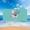 Cute Llama Alpaca Pattern Beach Towel Cartoon Animal Bath Towel for Sport Camping Yoga Surf Microfiber Quick Dry Swimming Cover