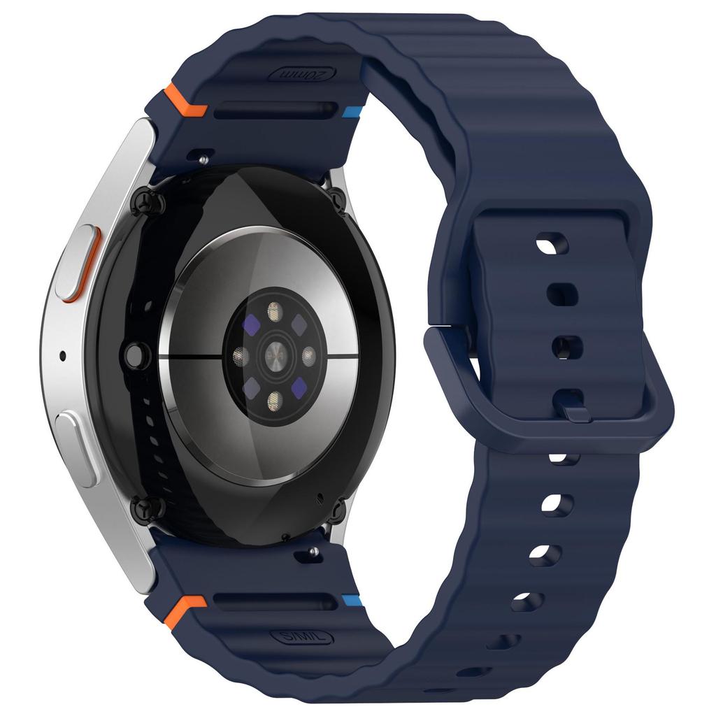 Совместимый силиконовый ремешок с цветной пряжкой для Samsung Galaxy Watch 7/FE/6/5/4