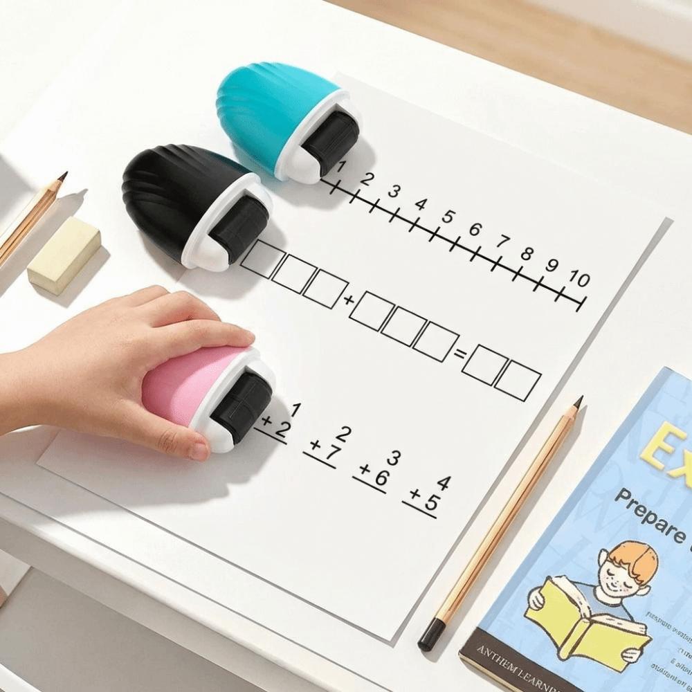Equal Equation Roller Stamp Double Line Grid Math Correction Tool Learning assistance tools
