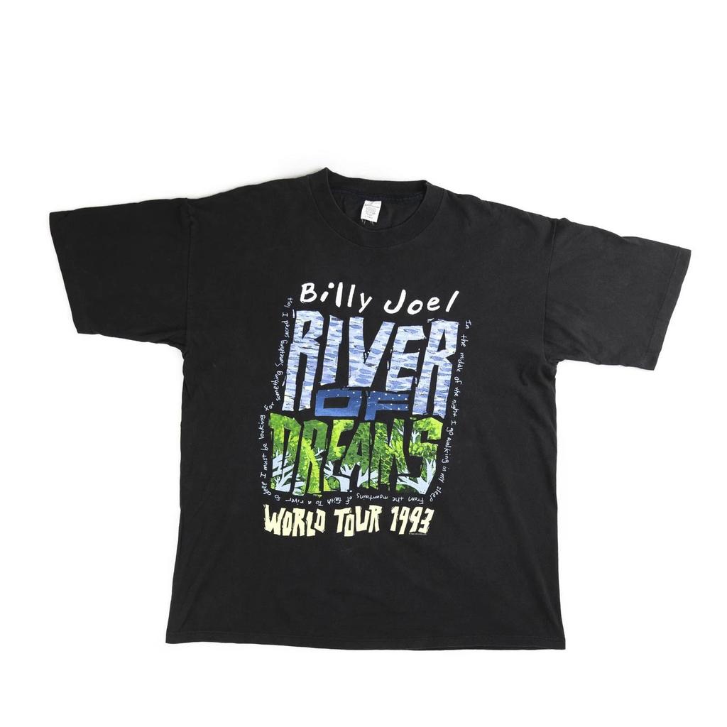 Vintage 1993 Billy Joel River of Dreams Tour Tee Shirt