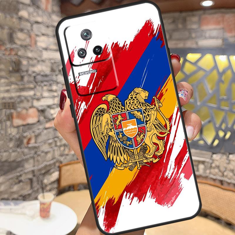 Армения Армянский Флаг Чехол Для Xiaomi 15 14 13 Ultra 11T 12T 13T 14T Pro POCO X7 X6 Pro X3 X5 M6 F5 F6 Pro Крышка
