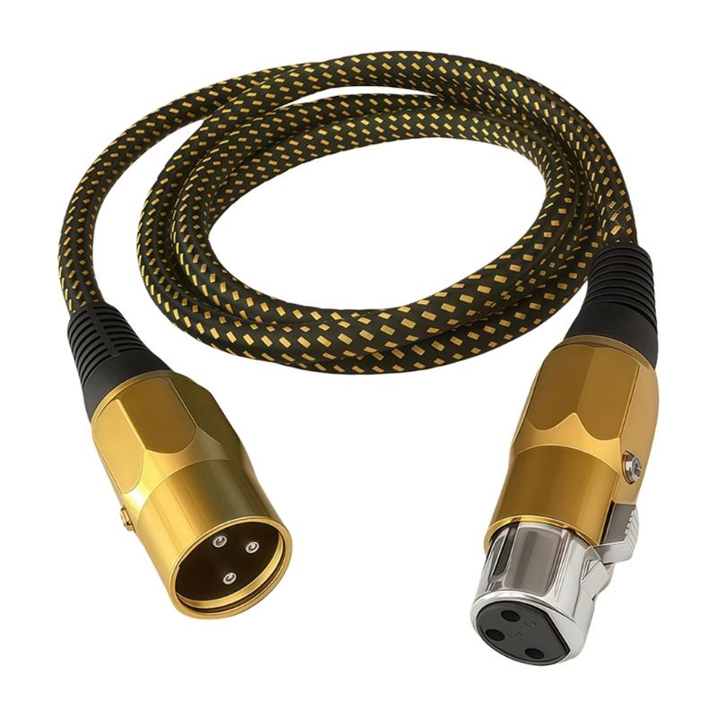 Высококачественный XLR-кабель Сбалансированный XLR 3-контактный Male-Female Кабель для микрофонов Для чистого звука Профессиональные применения