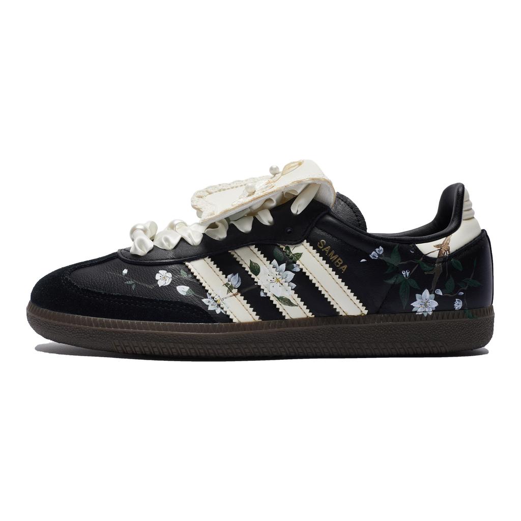 adidas Оригинальные Samba 811 Производство, Ветки магнолии украшают дерево Низкие кеды для скейтборда Унисекс B75807(Команда80-)
