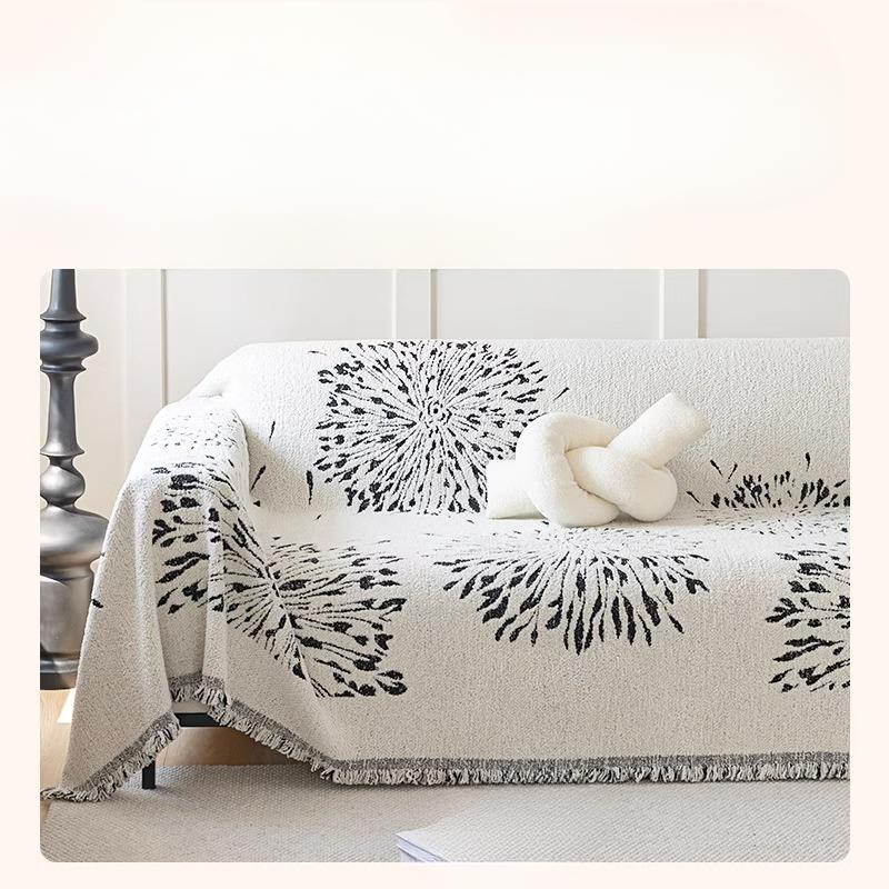 Nordic Style High-Grade Sofa Towel Chenille Sofa Cover Cloth Four Seasons Universal Anti-Scratching Sofa Cover Sofa Cover