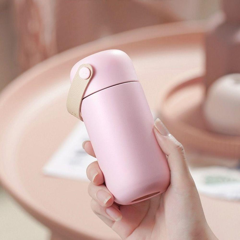 Термос с двойными стенками, кружка для кофе с кожаной ручкой, карманный стакан для бутылки, термос для офиса