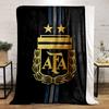 Gold emblem with "AFA," two stars, laurel wreath, and vertical stripes. for all seasons blanket lunch break throw gift