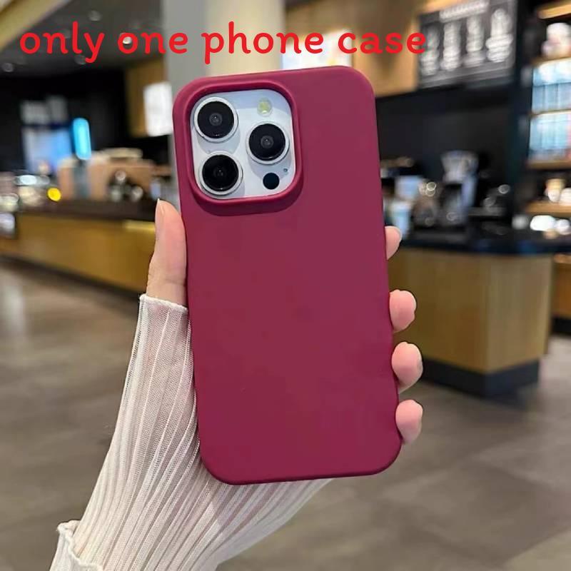 For Iphone14 Pro Silicone Phone Case With Antifingerprint Nonslip Protection For Girls And Teens