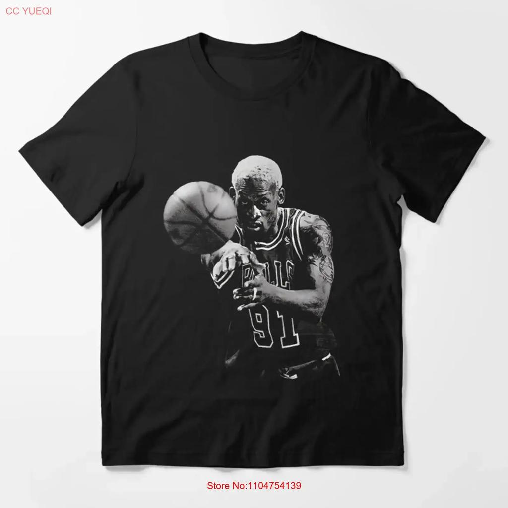 Dennis RodUnisexs Classic T Shirt vintage Washed streetwear homme designer clothes Versatile Stylish Top For Everyday Wear