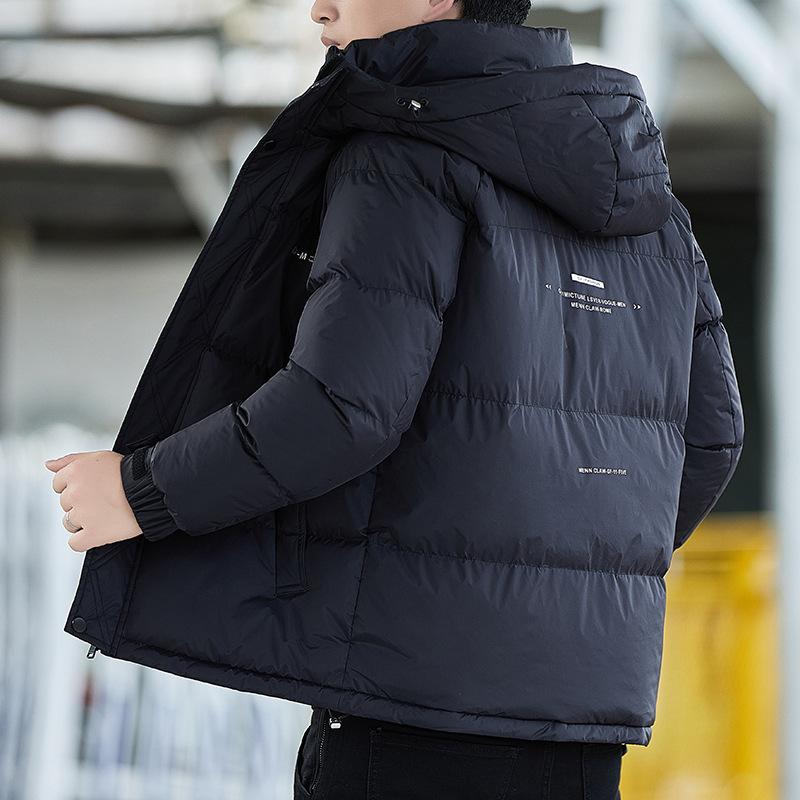 New Cotton-padded Clothes Trend Loose Casual Hooded Thickened Cotton-padded Jacket Warm Cotton-padded Jacket Cold-proof Bread and Clothing.