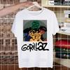 Футболка Gorillaz Rock Modern Music Graffiti Мужская Ретро Выстиранная Топы Футболки Харадзюку Футболка Уличная Одежда Хип-Хоп Мужские Футболки