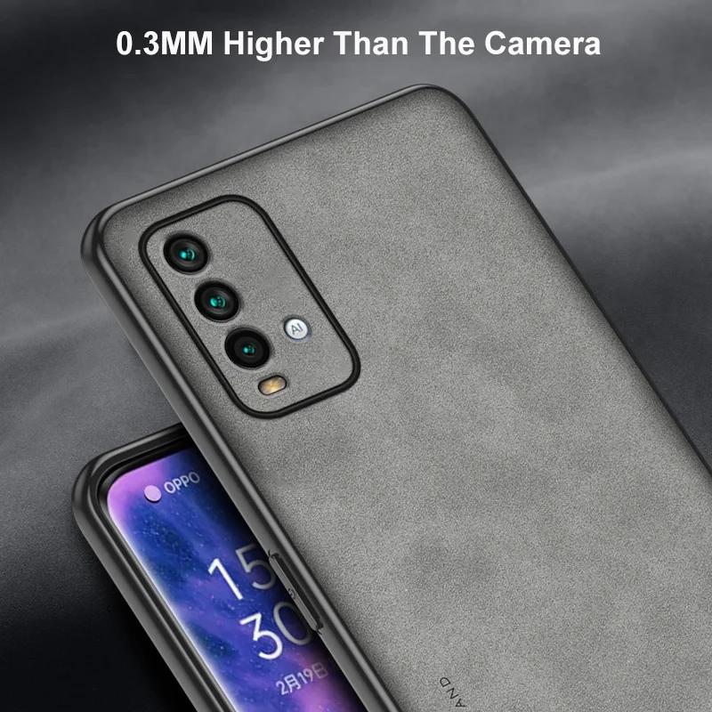 Для чехла Xiaomi Redmi 9T Роскошный чехол для телефона из ПУ кожи для Redmi9 T Redmi9T Задняя крышка Силиконовый Противоударный Полная защита Coque