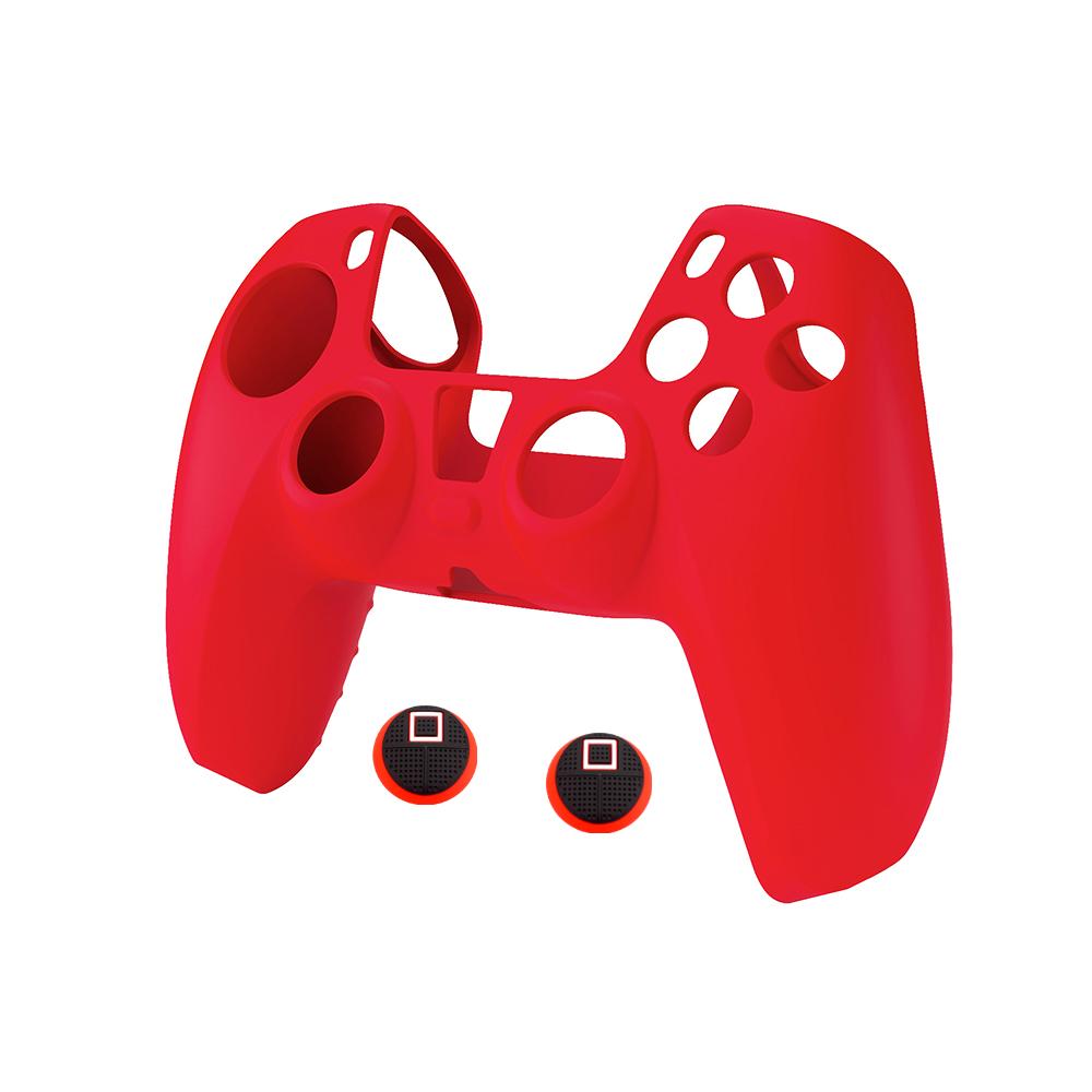 Для PS5 Силиконовый Мягкий Чехол Удобное Ощущение в Руке Держатель Геймпада Защитная Оболочка Для Геймпада Playstation5