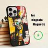 D-Graffiti Characters    Phone Case For iPhone17,16,15,14,13,12,11 Plus,Pro Magnetic For Magsafe Wireless Charging