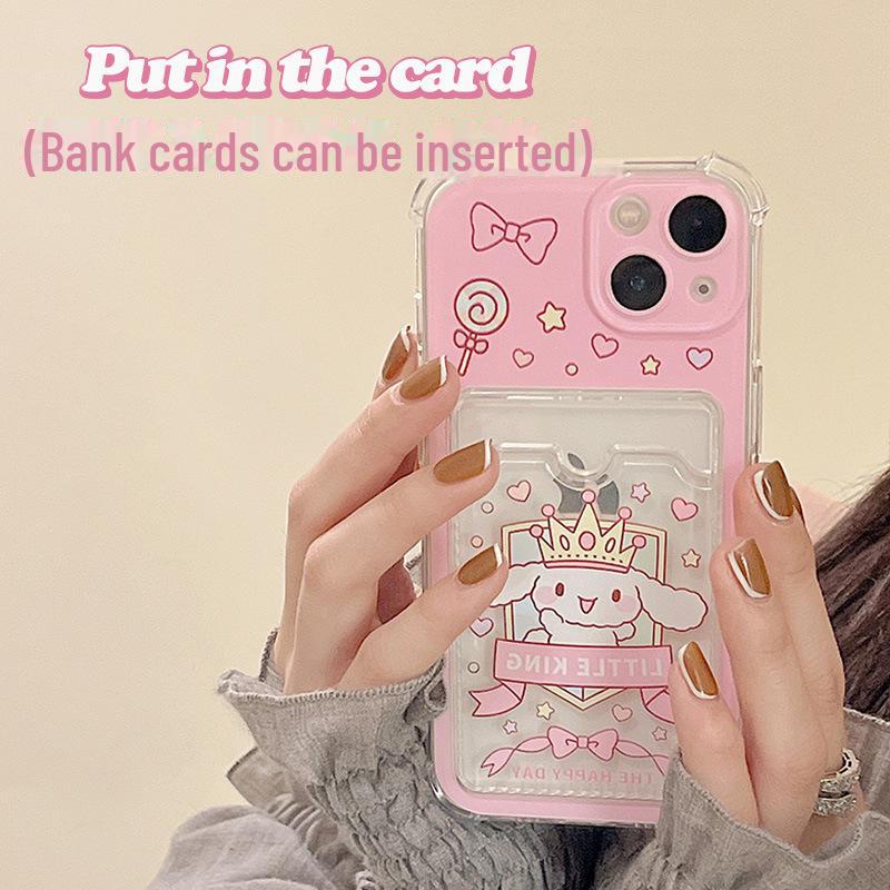 Чехол Zhitai Cartoon Card для iPhone 13, 14 Pro Max и 15 Pro — идеально подходит для устройств Apple
