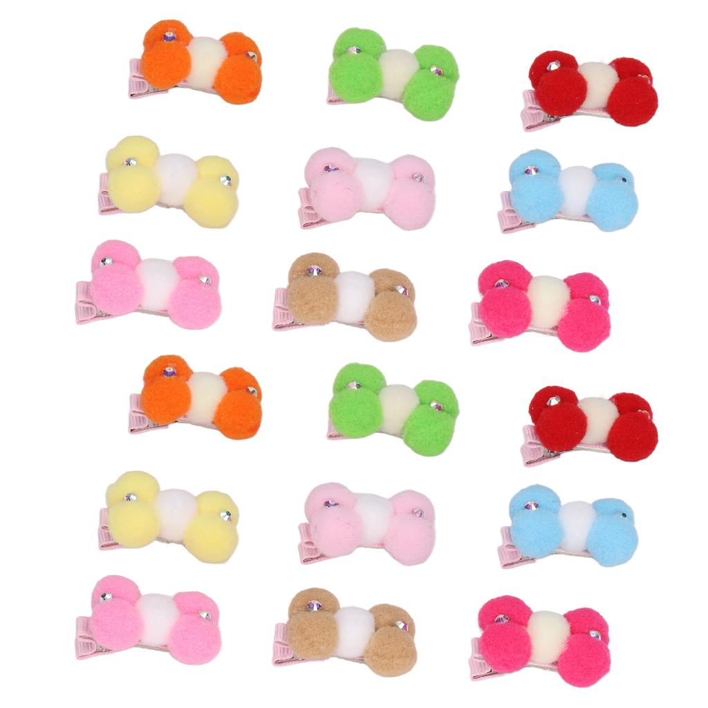 18 шт. банты для волос для собак, милые стильные привлекательные компактные заколки для домашних животных, кошки, собаки