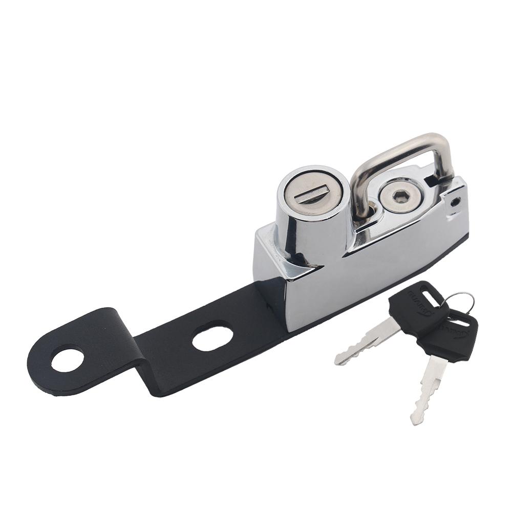 Motorcycle Helmet Lock Mount Hook Anti-theft Security with 2 Keys Password lock MT09 FZ-09 FJ-09 XSR900 2021