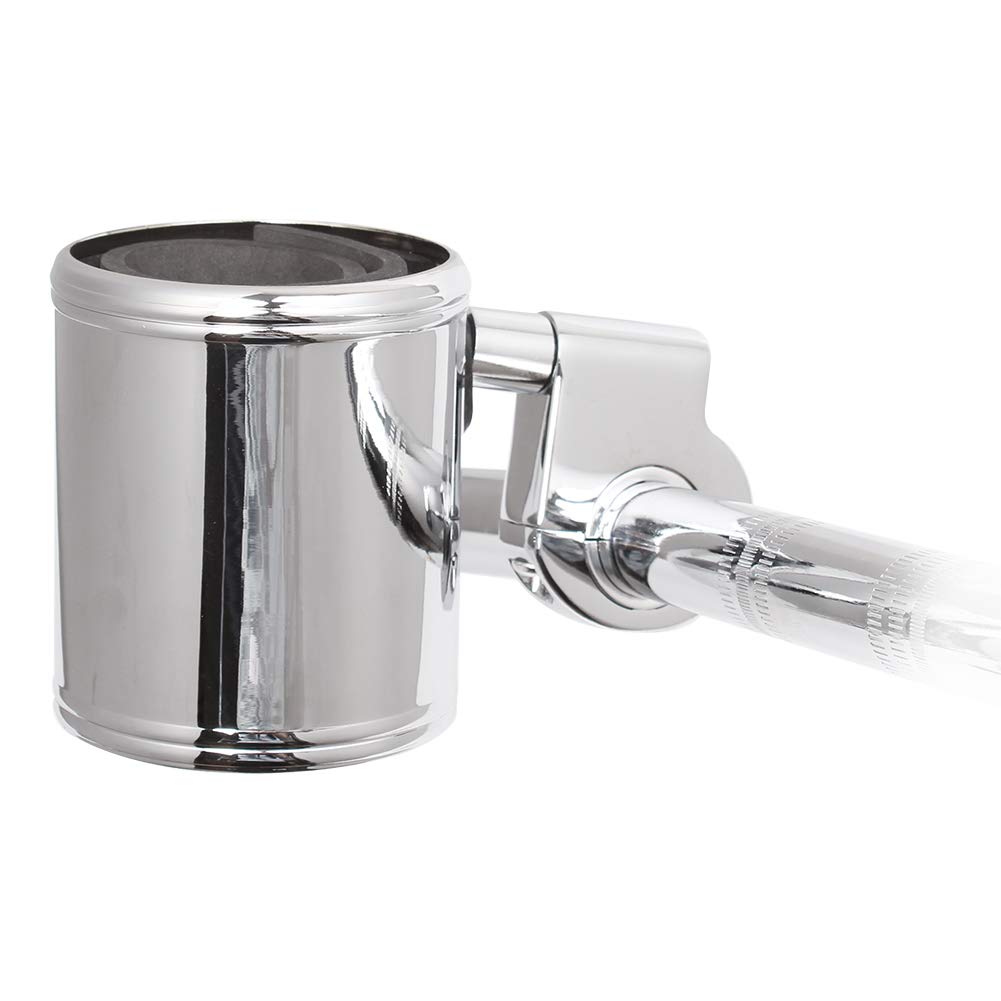 AQIMY универсальный держатель для напитков для мотоцикла 22-32 мм совместимый с рулем подстаканник регулируемый серебристый (2pcs)