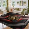 Manchester United Design Crystal Velvet Rug Soft Decorative Mat for Bedroom Entrance