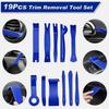 19PCS Clip Plier Car Panel Remover Nylon Tool Pry Tools Set Fastener Remover  Interior Dashboard