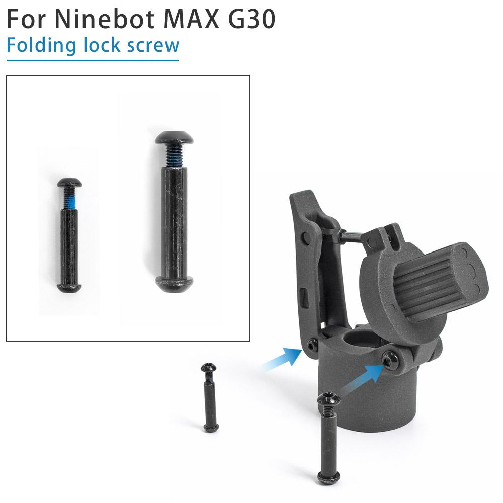 Новые складные замковые винты для Ninebot segway MAX G30 G30D Электросамокат Складная база Фиксирующий болт черные Винтовые детали