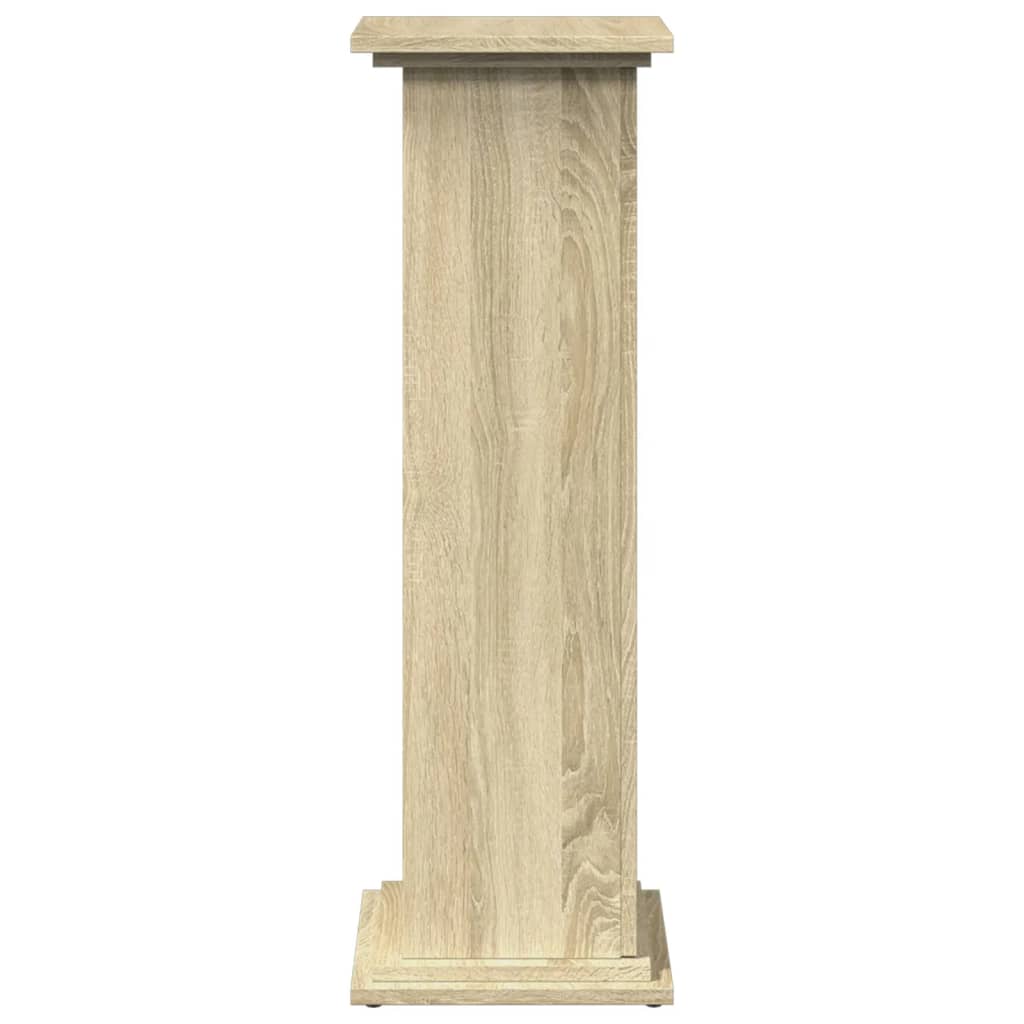 Pedestal with Storage Space Sonoma Oak Finish 31 x 30 x 90 cm Engineered Wood