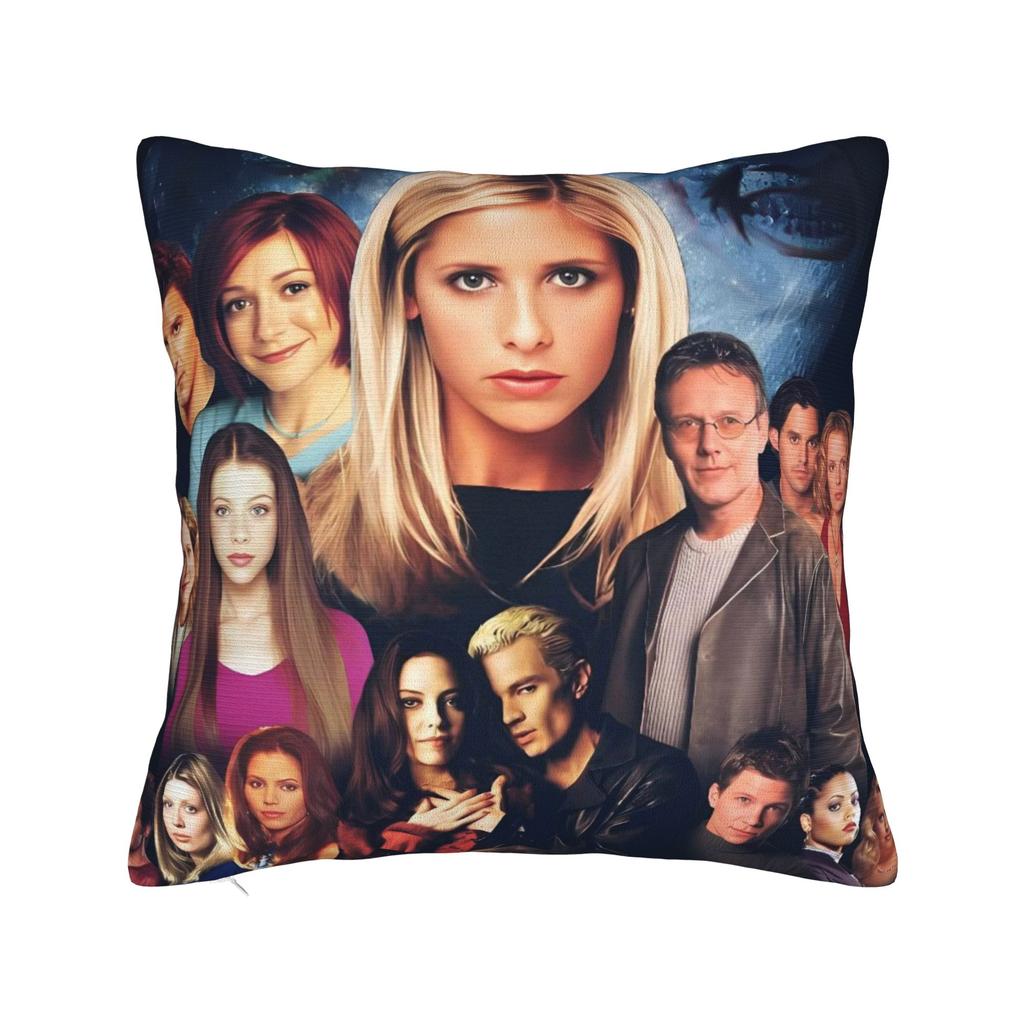Pillow Case Buffys the V-Vampire Slayer Comfy Pillow Cover For Office Car Home Decor Cute Funny Pillowcases