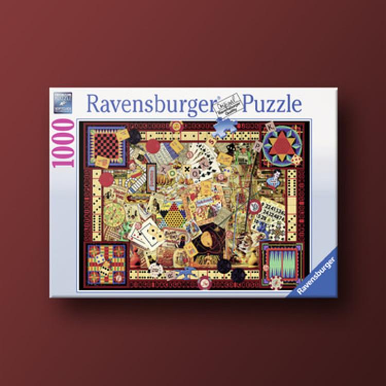 Vintage Board Game 1000 Piece Ravensburger Jigsaw Puzzle, Popular Korean Board Game