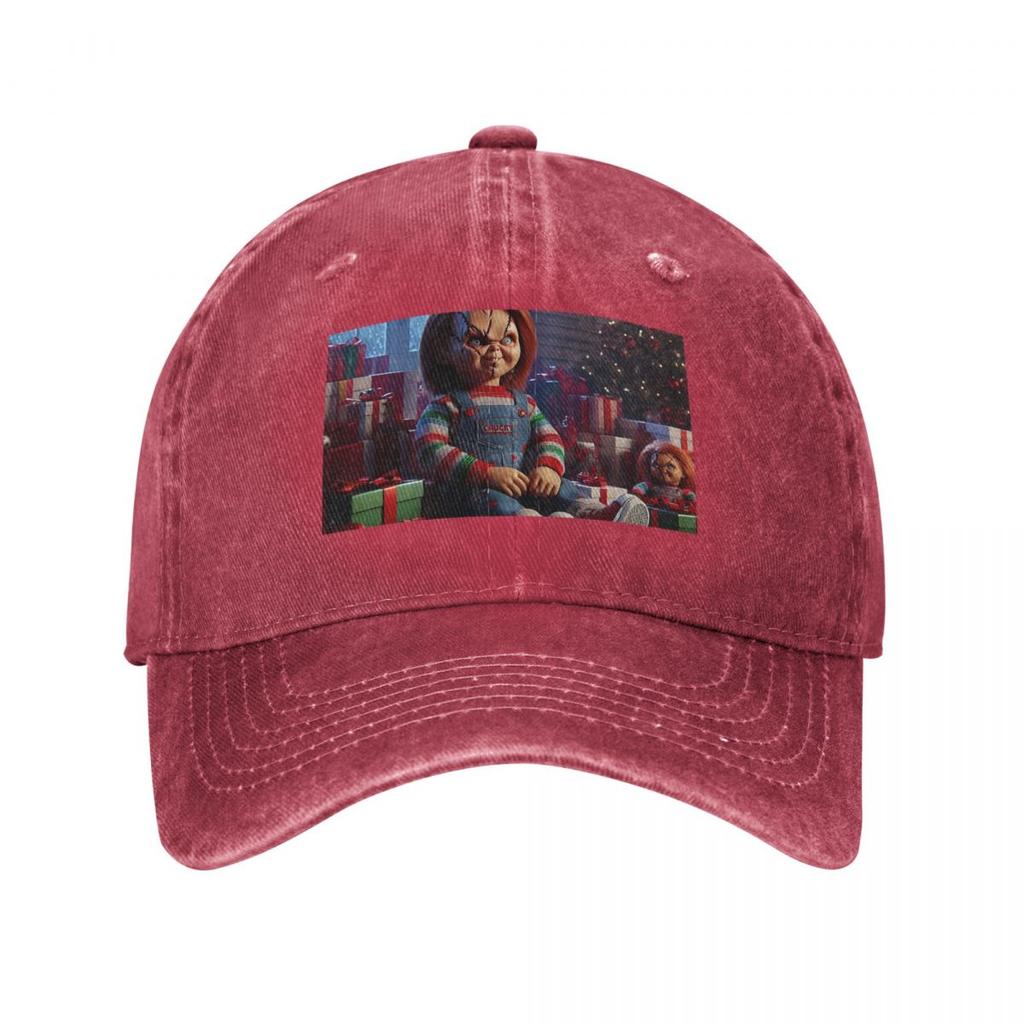 Chucky at Christmas Baseball Cap Golf Hat Beach Outing fishing hat Sunhat Caps Unisex Womens