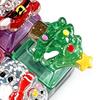 Mechanical Keyboard Switch Toy Christmas Keychain Fidget Toy, Sound Sensory Stress Relief Pendant with Santa Claus Key Ring Click, PVC Portable