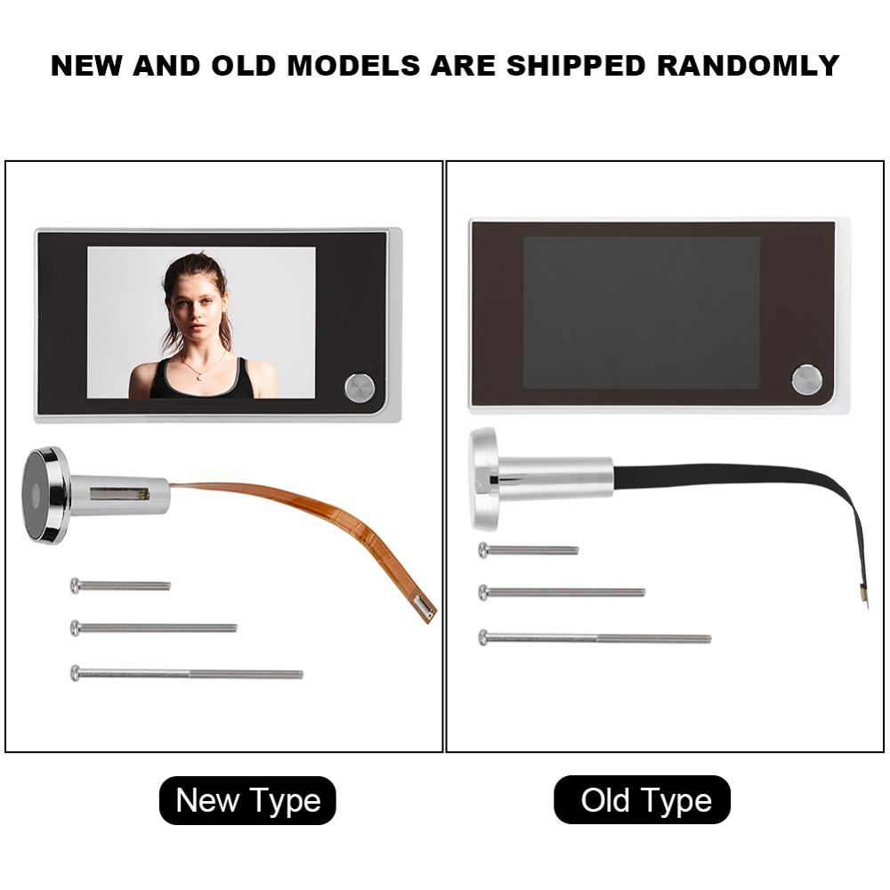 Дверной звонок 3,5 дюйма, видеоглазок, цифровая дверная камера, дверной звонок, угол 120 градусов, глазок, видеоглазок, дверной открытый дверной звонок