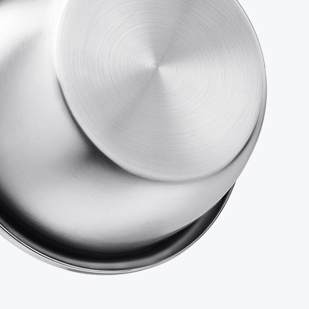 Миски для взбивания салата, кухонная мойка, серебристая