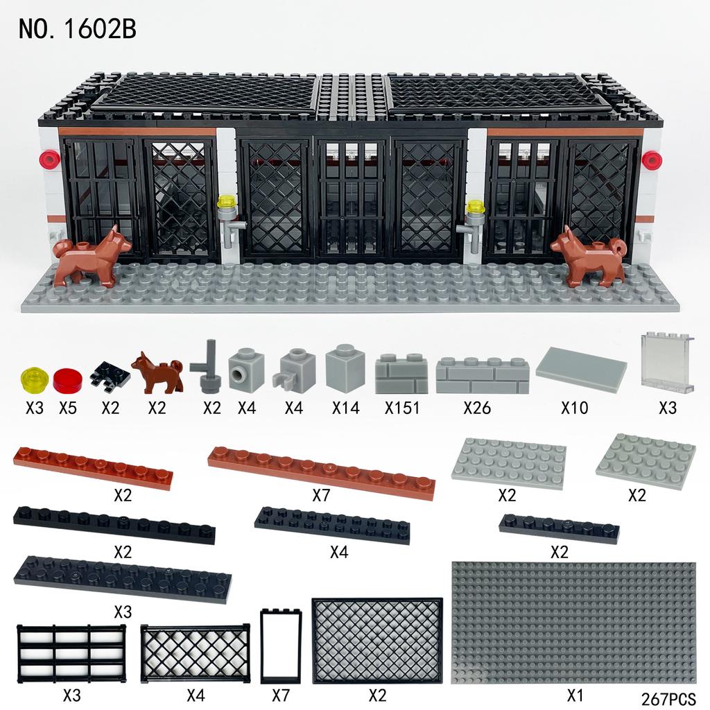MOC City Series Дыра Скорпиона Сцена в тюремной камере Детские строительные блоки