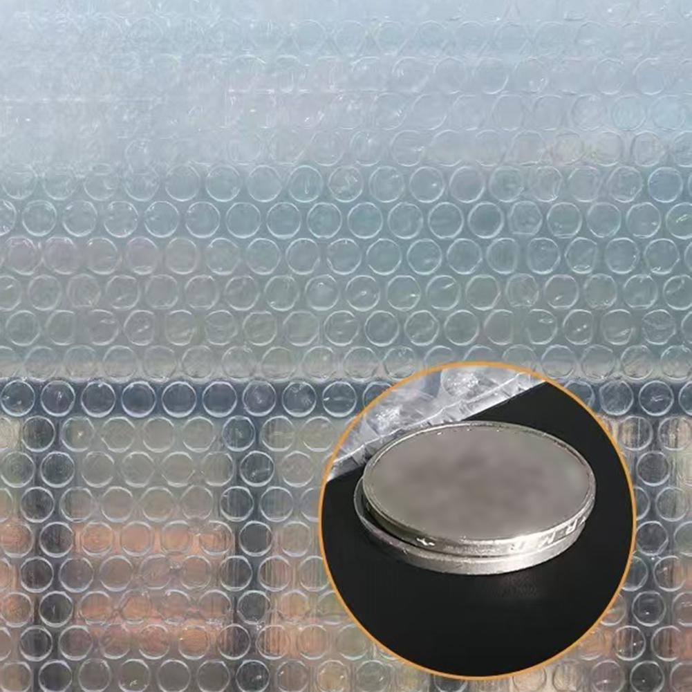 Heat Loss Prevention 120*150cm Bubble Wrap Film 4mm Thick PVC Comfortable Indoor Environment Dust Prevention Indoor Use