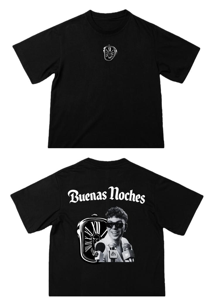 Quevedo Buenas Noches 2026 Logo Merch T Shirt Men Women Summer Oversized High Quality Vintage T-shirts Tops 100_Cotton T-shirt