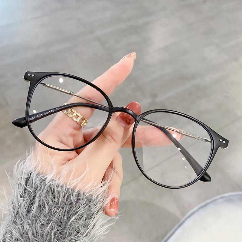 1 шт. Мужские и женские круглые очки с защитой от синего света, компьютерная оправа, оптические линзы, новинка, офисные подарки