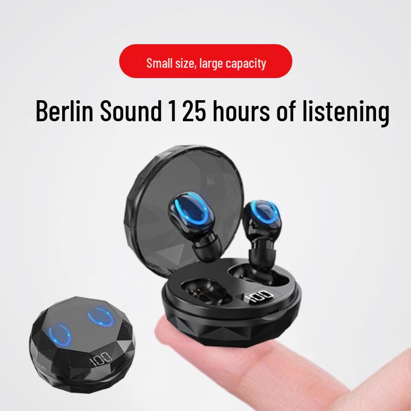 Мини Bluetooth-наушники M9S с двумя наушниками - Беспроводные, с шумоподавлением, стереозвуком, долгим временем работы от батареи