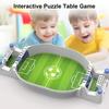 Stol Futboli O'yinchog'i Portativ Fuzbol O'yini Interaktiv Puzzle Mini Stol Futboli To'plami Uy Maktabi uchun