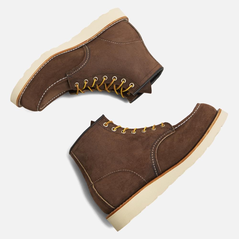 Redwing 6-Inch Moc Toe 8836 - Chocolate Muleskinner