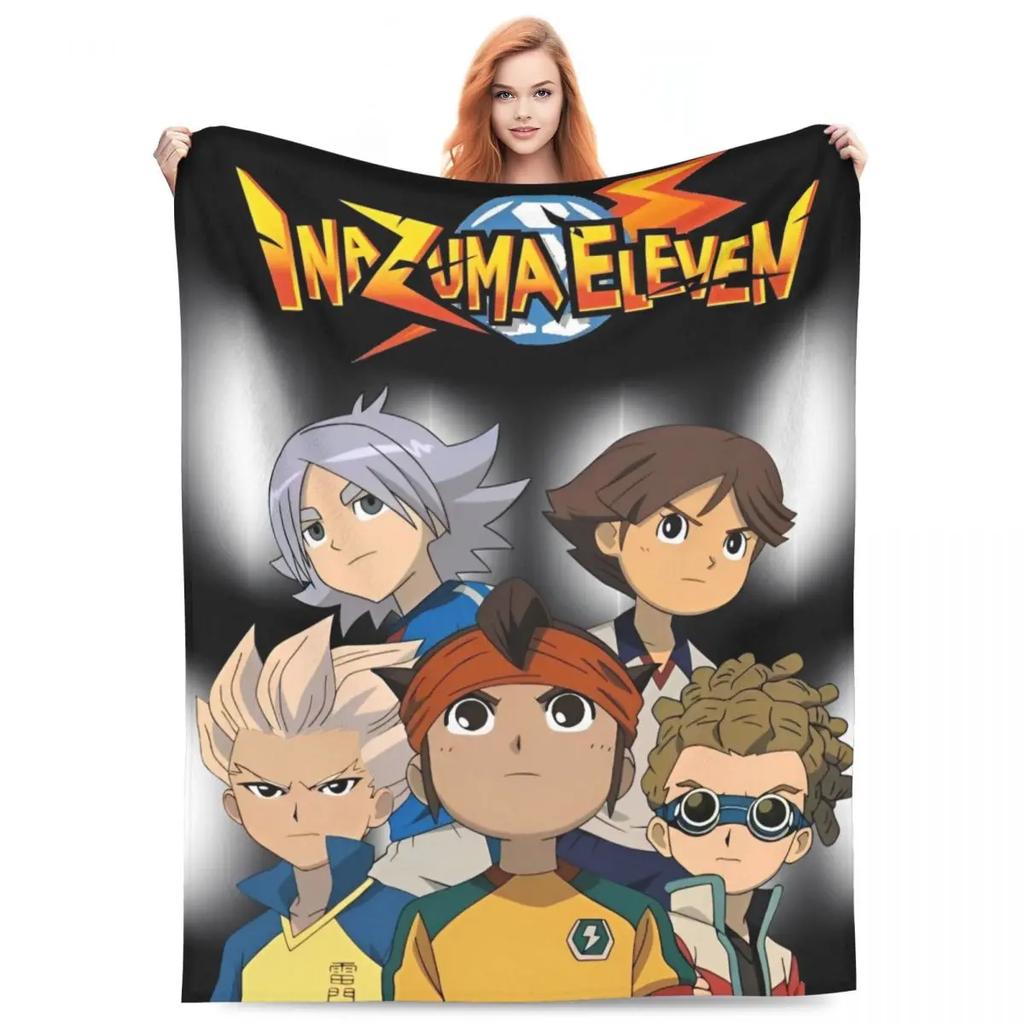 Плед Inazuma Eleven Фланелевый Фубуки Широ Мягкие пледы для путешествий на открытом воздухе Квилт для спальни