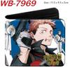 Jujutsu Kaisen Anime Wallet Printed Leather Purse Large Capacity Wear-Resistant Short Folded Coin Purse for Students 1pcs