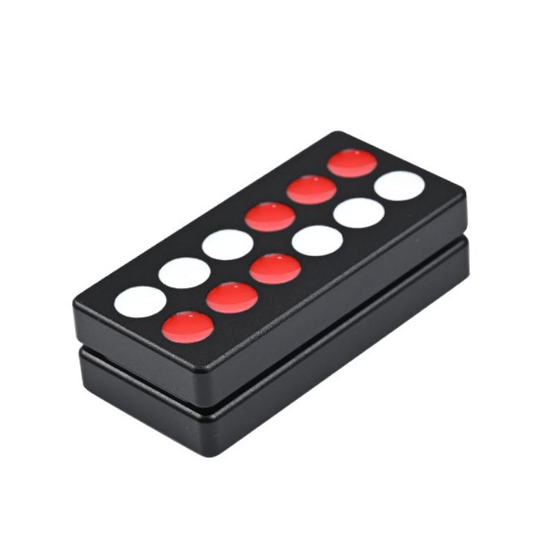 Mechanical Slider Magnetic Push Card Fidget Pushing Plate Haptic Coin Edc Stress Reducing Toys Antistresse Relieving Anxiety