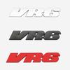 3d Metal Car Letters VR6 Logo Emblem Badge Decals For A3 Q3 Q5 A5 Q7 MK2 MK4 MK3 VR6 Sticker Accessories