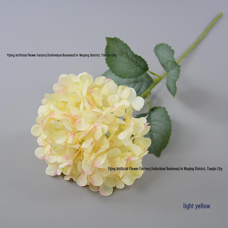 Искусственные цветы Гортензии Европейской - 72 Цветка на Одном Стебле для Свадеб и Садовых Украшений