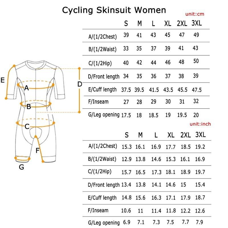 Womens Triathlon Suit Long Sleeve Short Pants Cycling Running