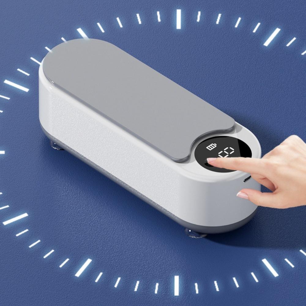 1 шт. Высокочастотный ультразвуковой очиститель очков - беспроводное управление, многоцелевая очистка очков и аксессуаров