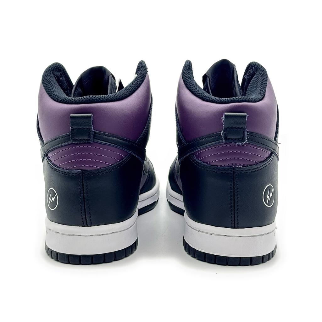 DJ0382-600 Nike Dunk High Fragment Design Пекинский Винный Черно-Белый Фиолетовый Виноград