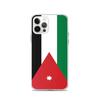 Чехол для телефона – Флаг Иордании – Совместим с iPhone 12 Pro – Мягкий чехол – Прочный и ударопрочный - Силикон - Pixelforma